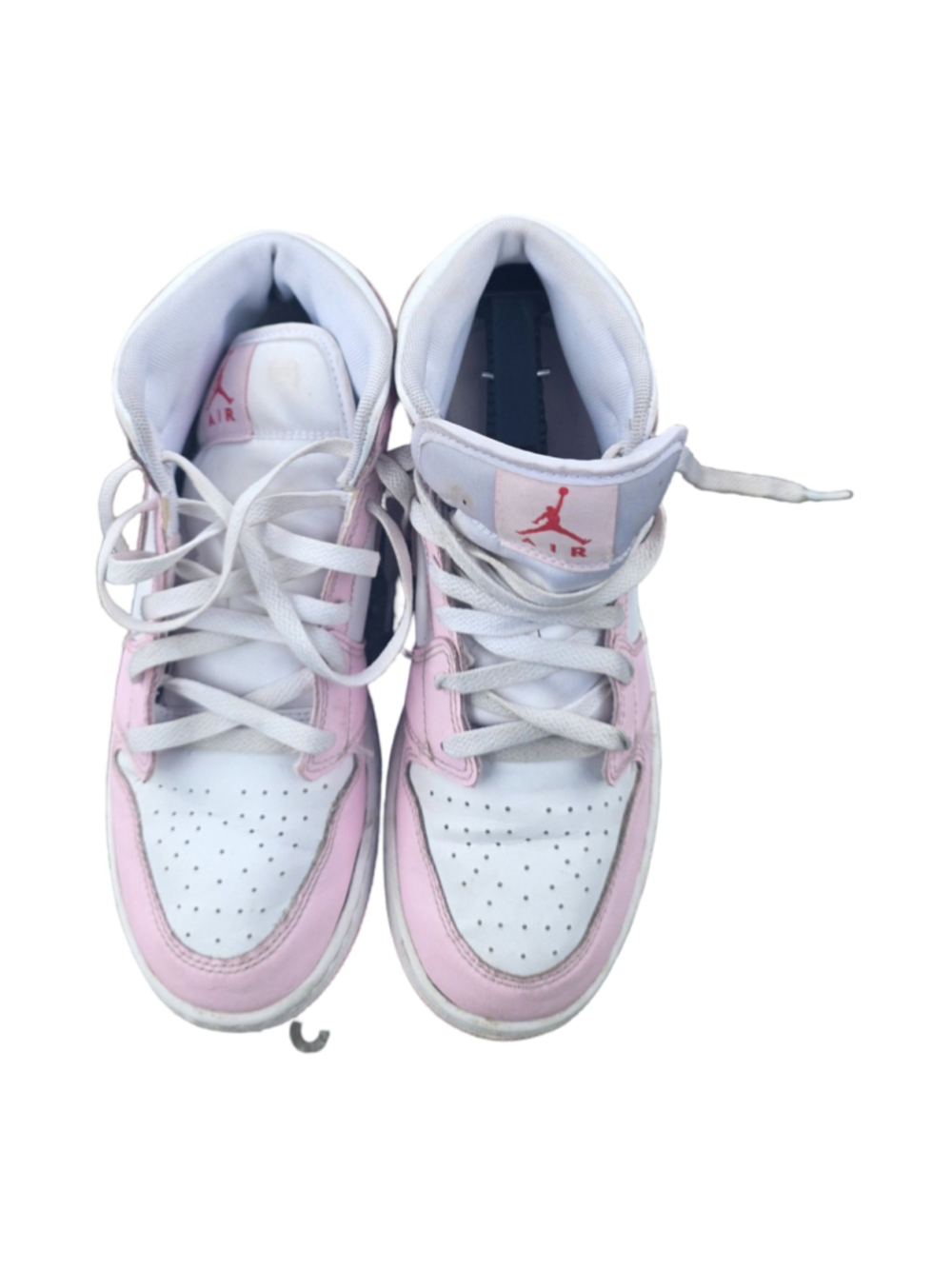 Girls Jordan Sneakers Size 7Y White and Pink